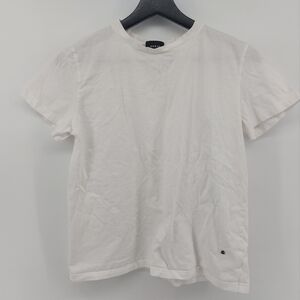 Akris Cotton Jersey T-Shirt Size Small White